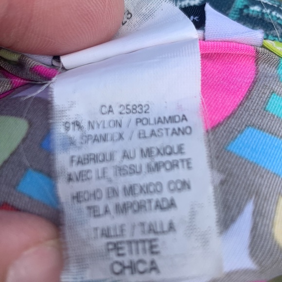 Trina Turk Caftan Swim CoverUp Multicolored Size Small - Picture 8 of 9